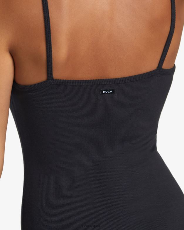 衣類 TP8J1226 黒 RVCA 女性 スリンクミディドレス