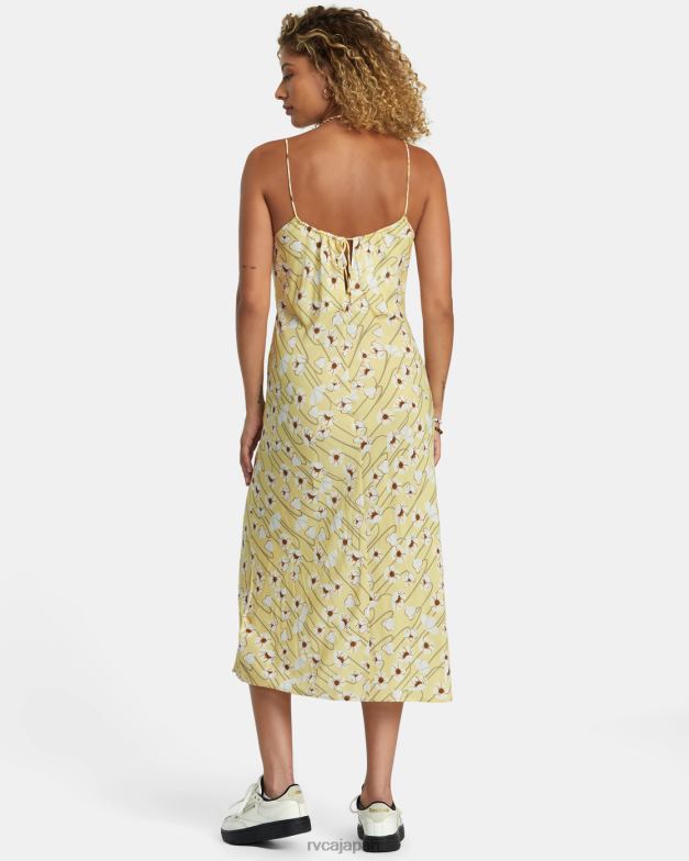 衣類 TP8J1233 ゴールデン RVCA 女性 乙女ミディドレス