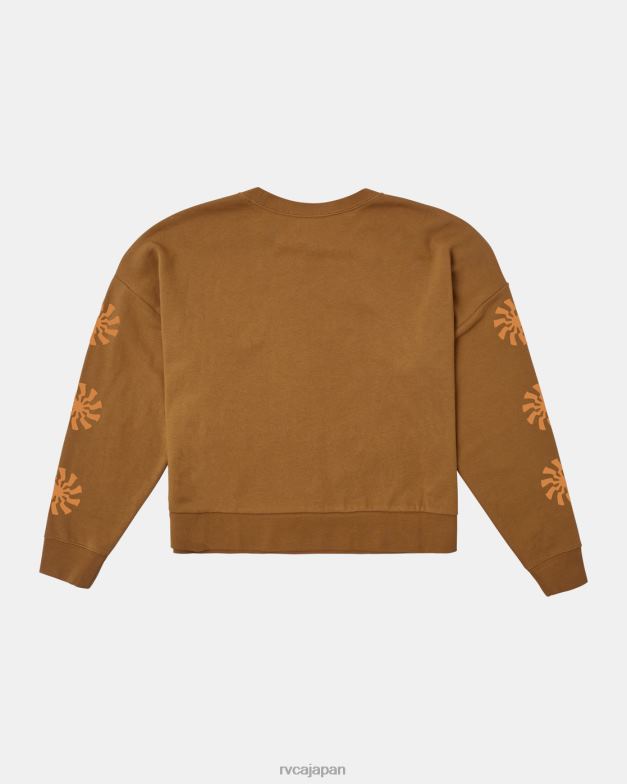 衣類 TP8J1251 シエナ RVCA 女性 シャインクロップドスウェットシャツ