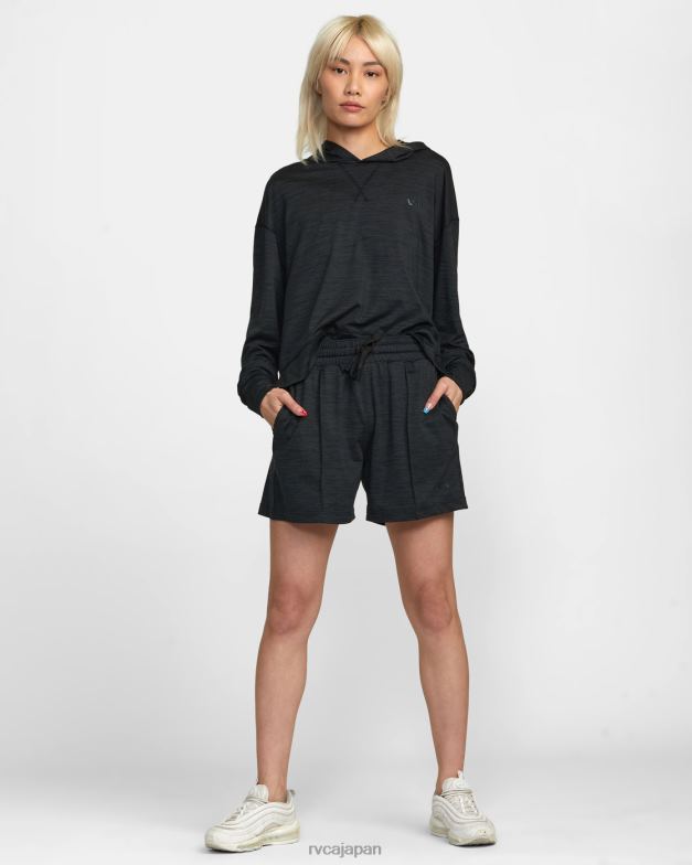 衣類 TP8J1263 黒 RVCA 女性 C-able トレーニングショーツ