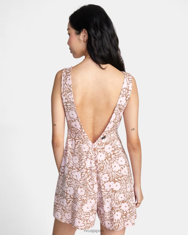 衣類 TP8J1271 木材 RVCA 女性 ずらしたロンパース