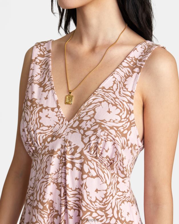 衣類 TP8J1271 木材 RVCA 女性 ずらしたロンパース