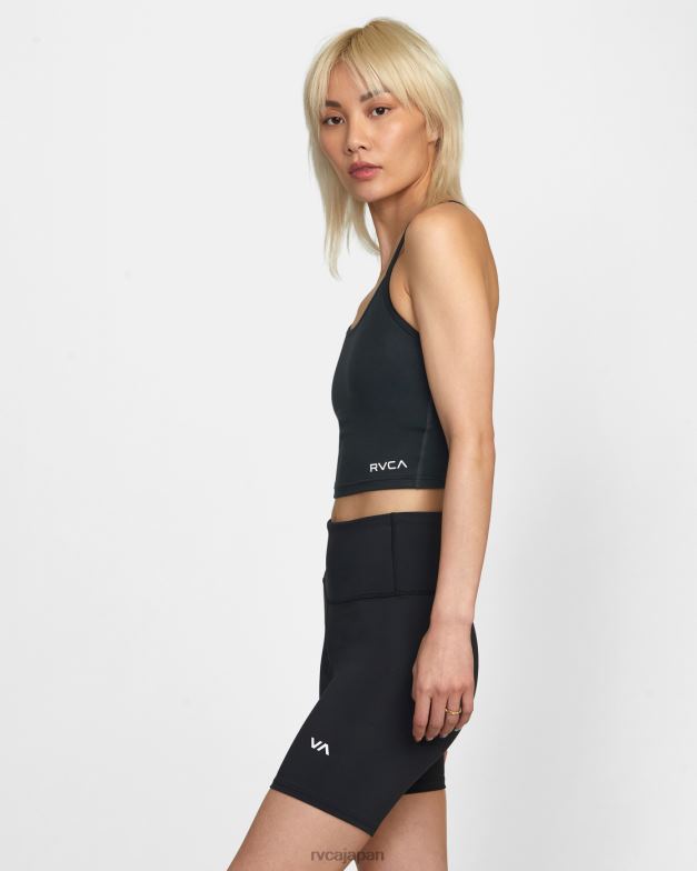 衣類 TP8J1272 黒 RVCA 女性 ベースタンクスポーツブラ