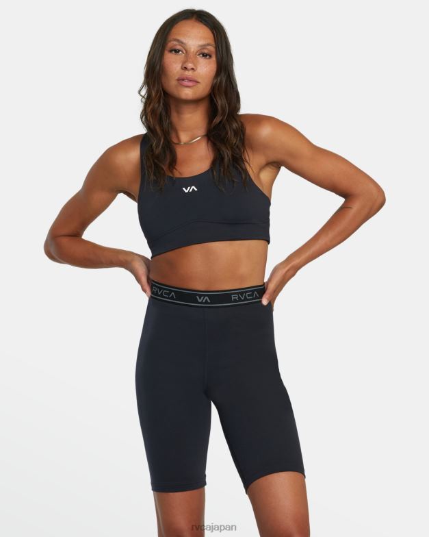 衣類 TP8J1279 黒 RVCA 女性 ベースバイカーショーツ 10.5