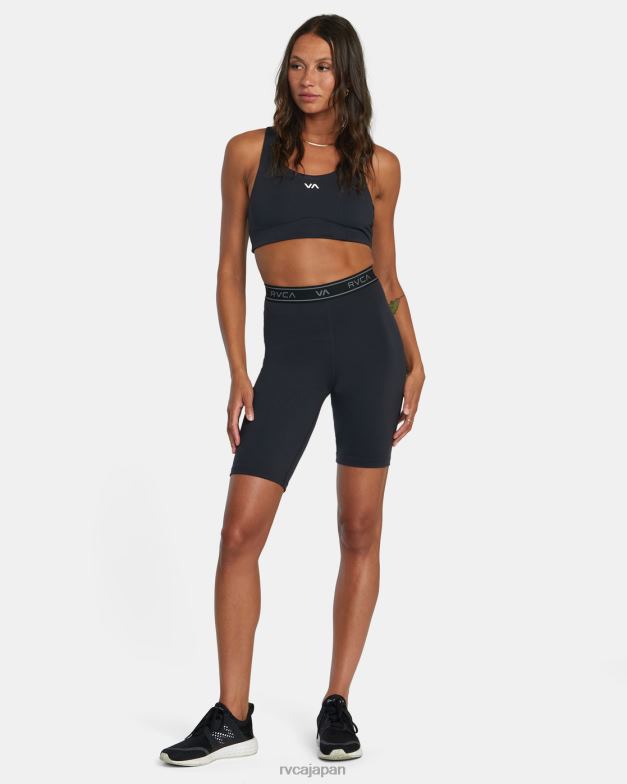 衣類 TP8J1279 黒 RVCA 女性 ベースバイカーショーツ 10.5