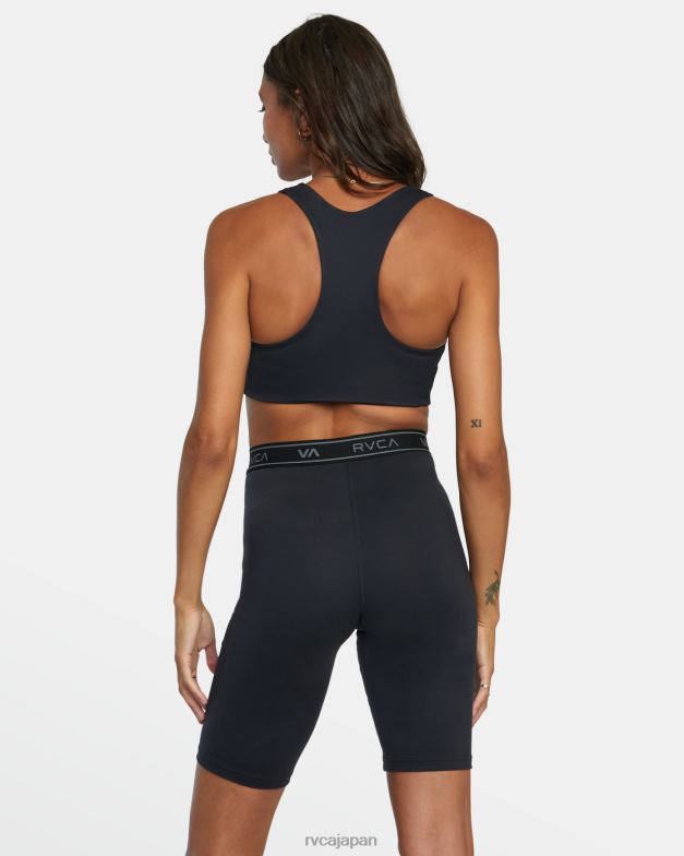 衣類 TP8J1279 黒 RVCA 女性 ベースバイカーショーツ 10.5