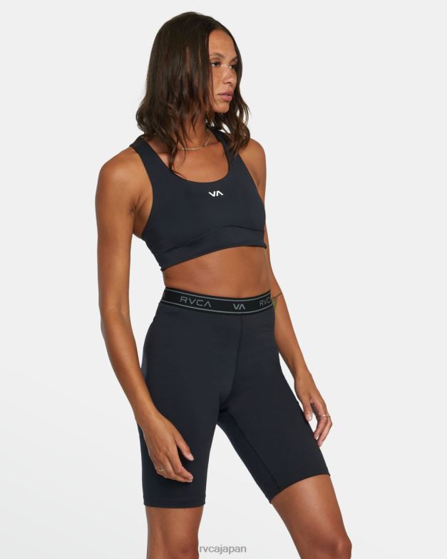 衣類 TP8J1279 黒 RVCA 女性 ベースバイカーショーツ 10.5