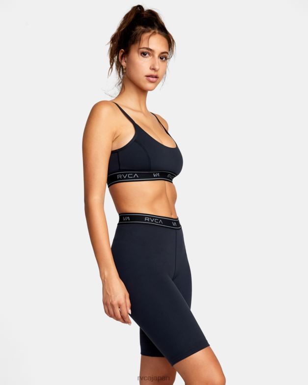 衣類 TP8J1279 黒 RVCA 女性 ベースバイカーショーツ 10.5