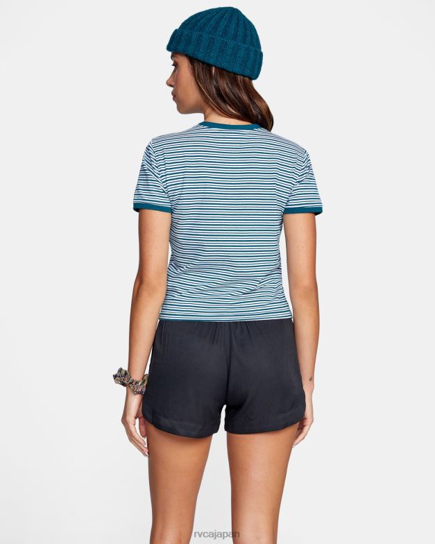 衣類 TP8J1289 黒 RVCA 女性 ニューユメエラスティックショート