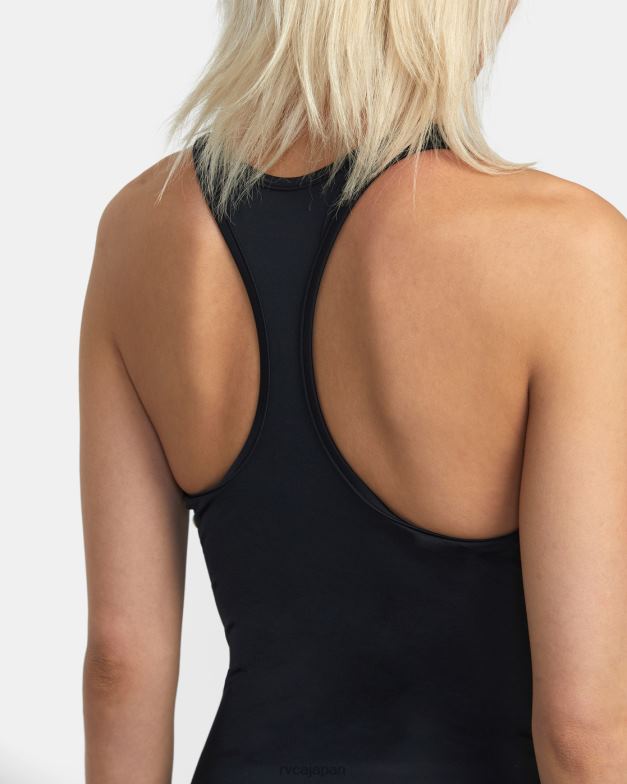 泳ぐ TP8J1309 黒 RVCA 女性 VA エッセンシャル ワンピース水着