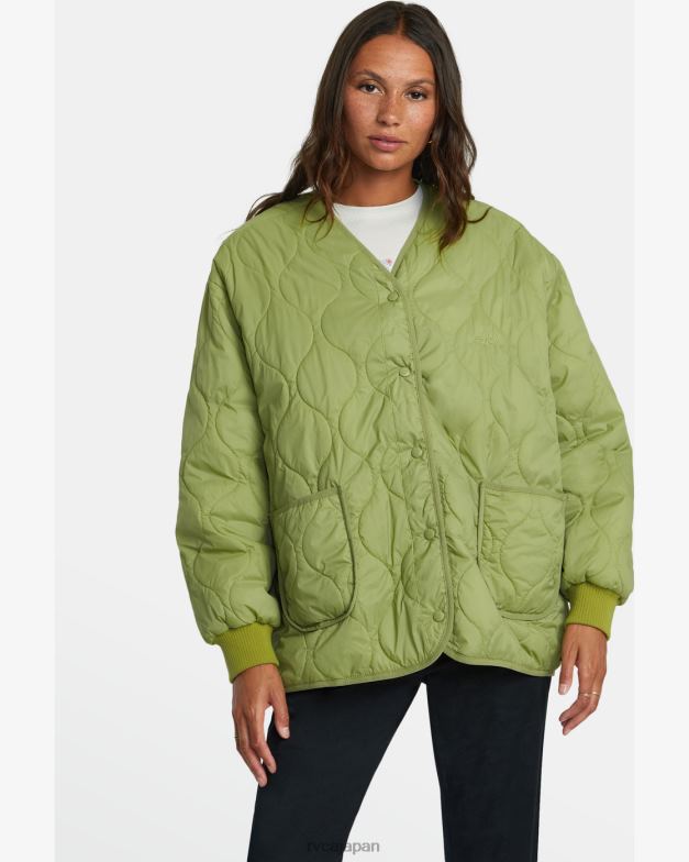 衣類 TP8J1317 シダ RVCA 女性 ディアーリバーシブルオーバーサイズジャケット