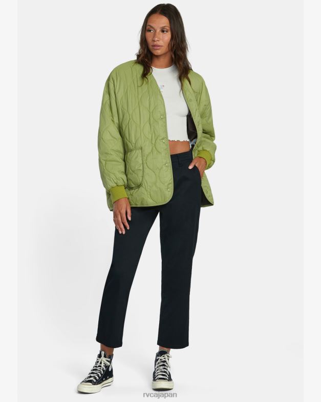 衣類 TP8J1317 シダ RVCA 女性 ディアーリバーシブルオーバーサイズジャケット