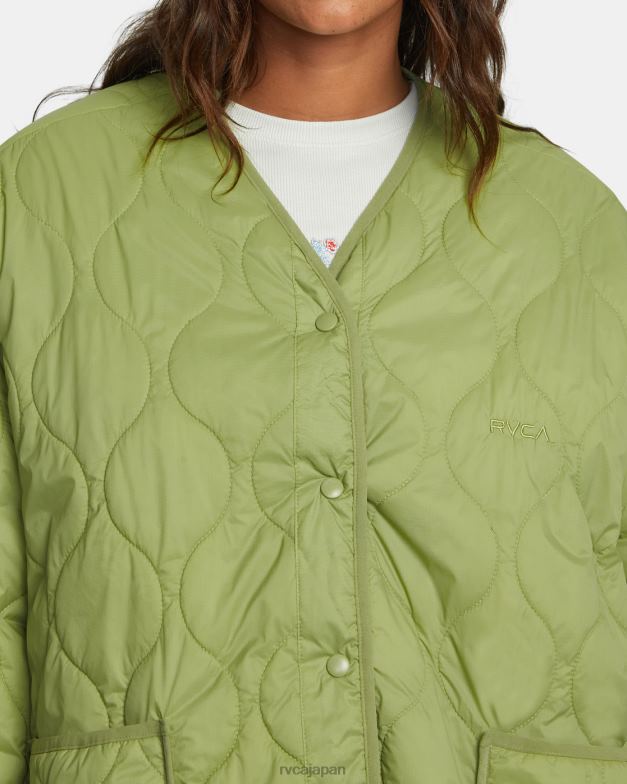 衣類 TP8J1317 シダ RVCA 女性 ディアーリバーシブルオーバーサイズジャケット