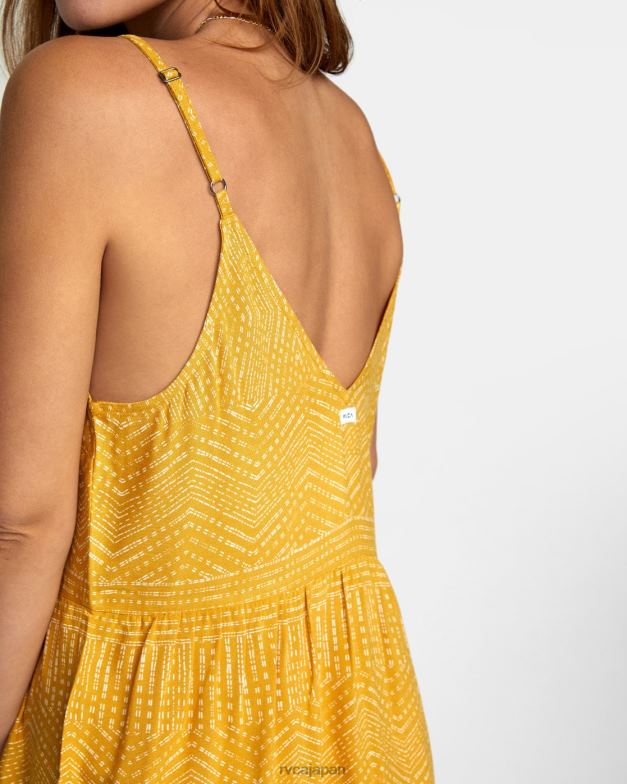 衣類 TP8J1327 見掛け倒し RVCA 女性 ノーランプリントドレス