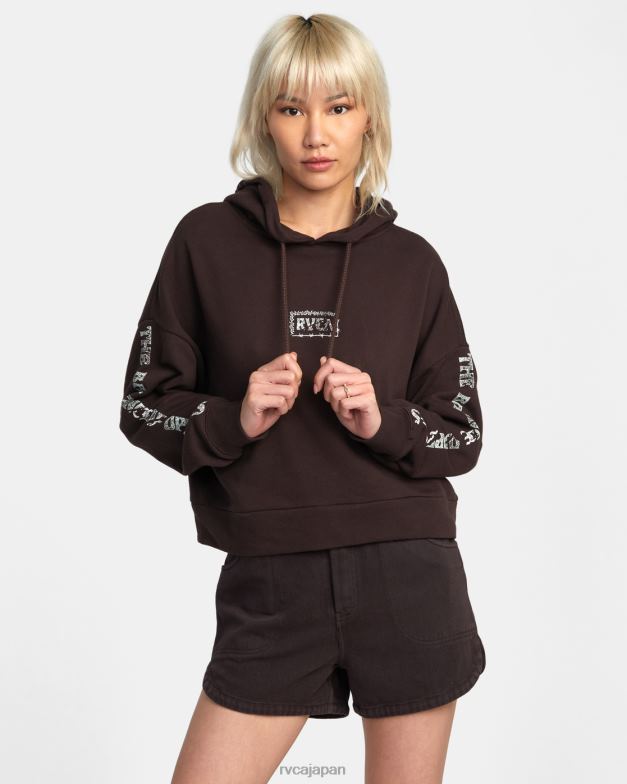 衣類 TP8J1333 ジャワ RVCA 女性 スプリッターパーカー
