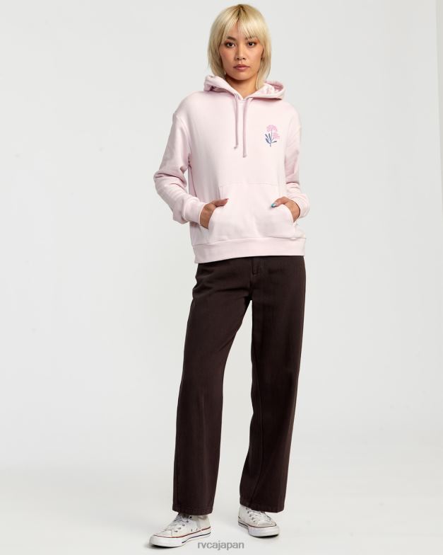 衣類 TP8J1362 ライラック RVCA 女性 ブルームド ラディエイト パーカー