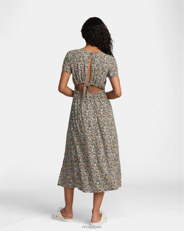 衣類 TP8J1365 グリーンフラッシュ RVCA 女性 夢のようなドレス