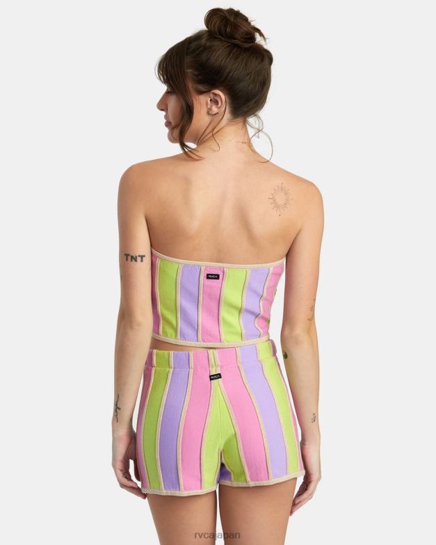 衣類 TP8J1376 マルチ RVCA 女性 アップスイングクロップトップ