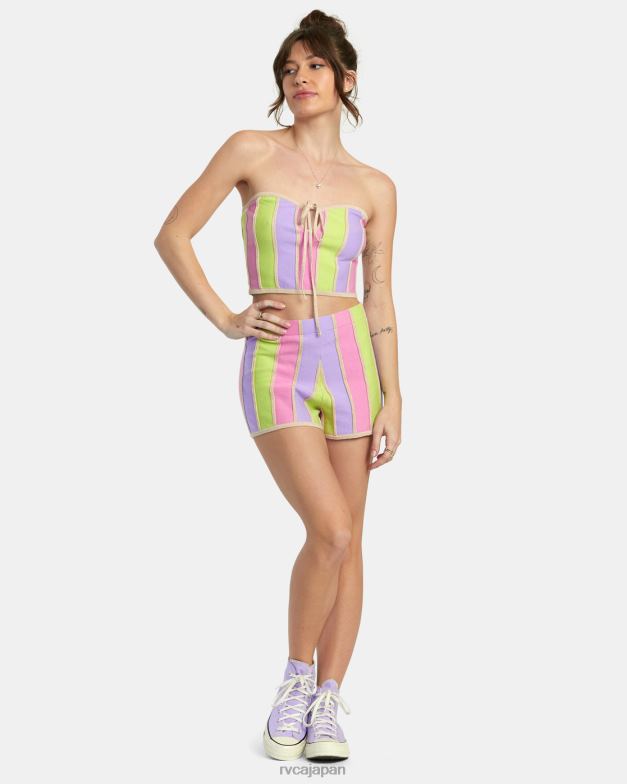 衣類 TP8J1376 マルチ RVCA 女性 アップスイングクロップトップ