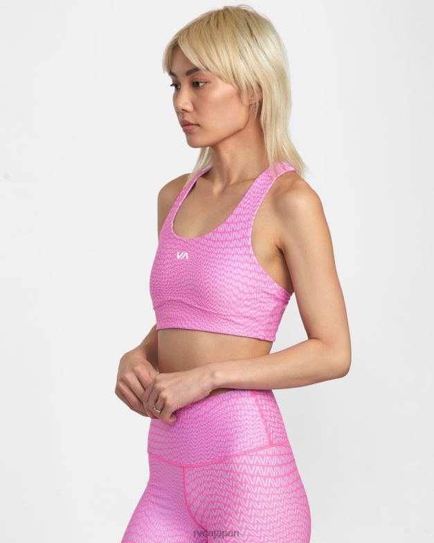 衣類 TP8J1379 モチーフフルロ RVCA 女性 VA エッセンシャル ミッドサポート スポーツ ブラ