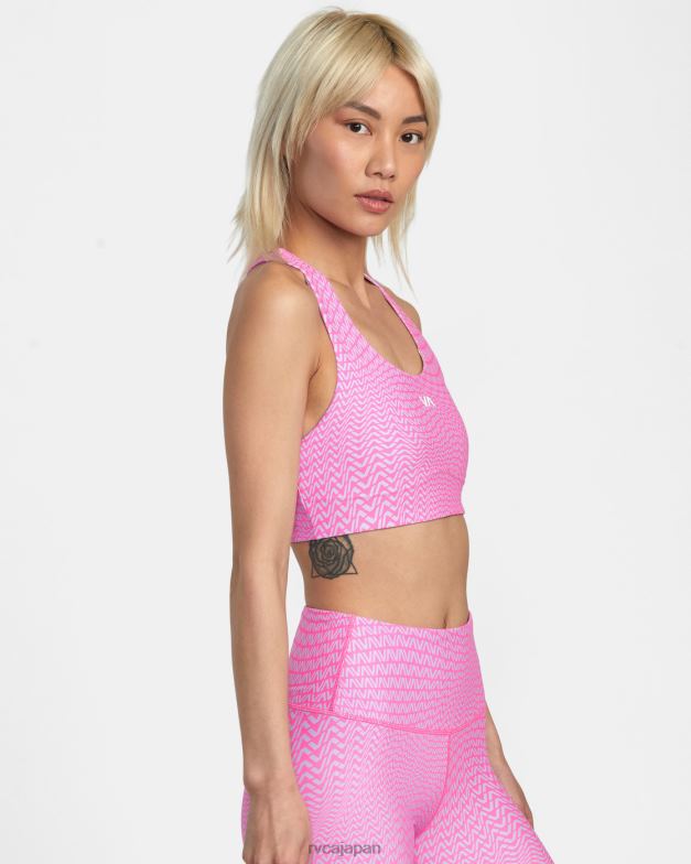 衣類 TP8J1379 モチーフフルロ RVCA 女性 VA エッセンシャル ミッドサポート スポーツ ブラ