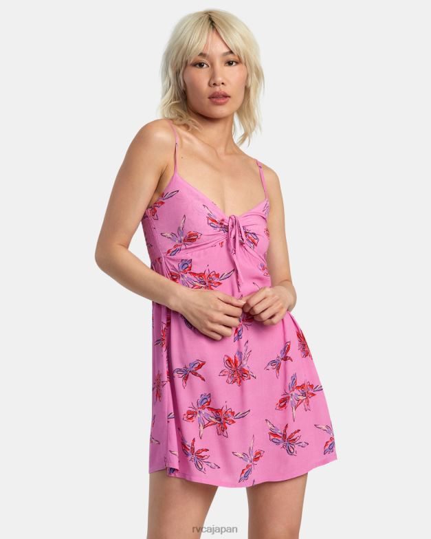 衣類 TP8J1380 シクラメン RVCA 女性 ハウツリー ノースリーブドレス