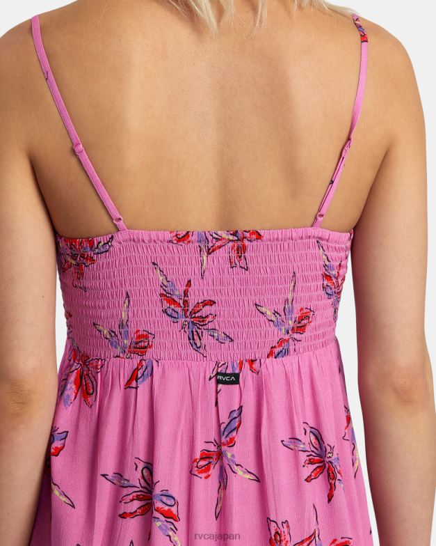 衣類 TP8J1380 シクラメン RVCA 女性 ハウツリー ノースリーブドレス