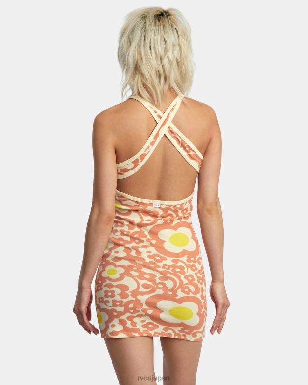 衣類 TP8J1383 レモン RVCA 女性 スタナーリブニットドレス