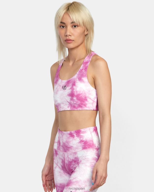 衣類 TP8J1391 ローズピンク RVCA 女性 サグローズエッセンシャルスポーツブラ