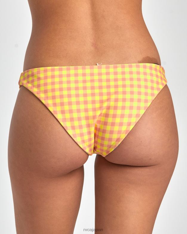 泳ぐ TP8J1392 リリコイ RVCA 女性 サンキスリバーシブルミディアムビキニボトムス