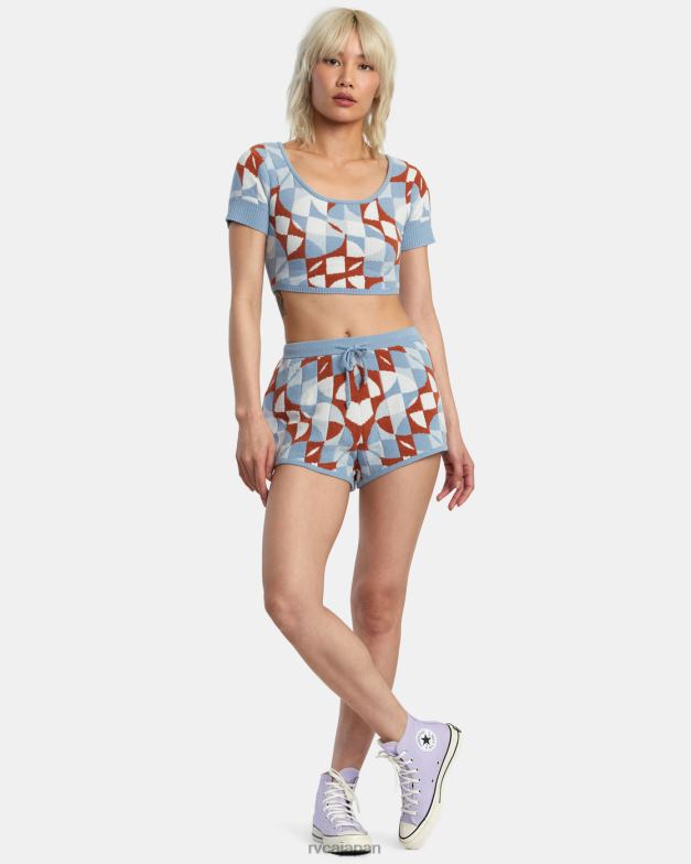 衣類 TP8J1400 サンダルウッド RVCA 女性 ジオード伸縮性ショーツ