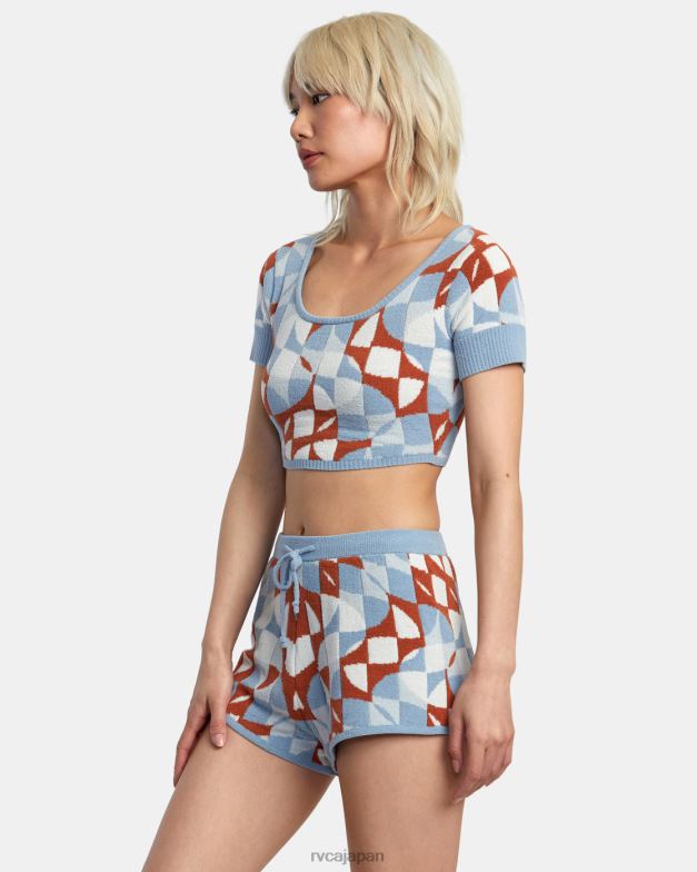 衣類 TP8J1400 サンダルウッド RVCA 女性 ジオード伸縮性ショーツ