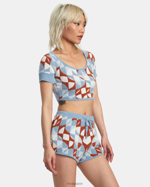 衣類 TP8J1400 サンダルウッド RVCA 女性 ジオード伸縮性ショーツ