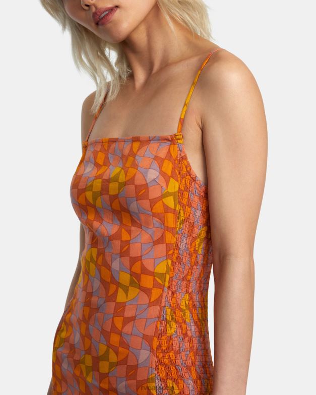 衣類 TP8J1403 サンダルウッド RVCA 女性 ユナイテッドのボディコンドレス