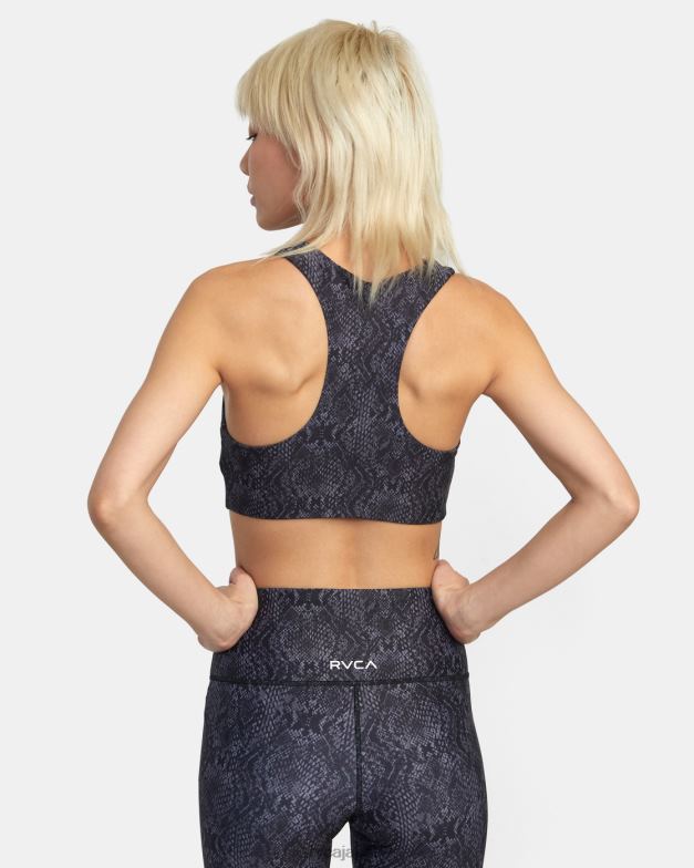 衣類 TP8J1423 蛇 RVCA 女性 VA エッセンシャル ミッドサポート スポーツ ブラ