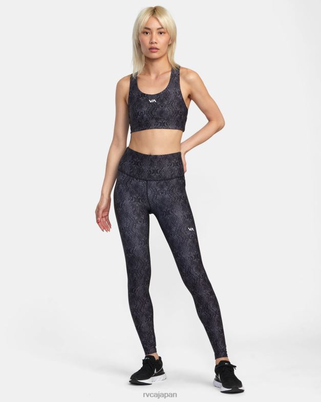 衣類 TP8J1423 蛇 RVCA 女性 VA エッセンシャル ミッドサポート スポーツ ブラ