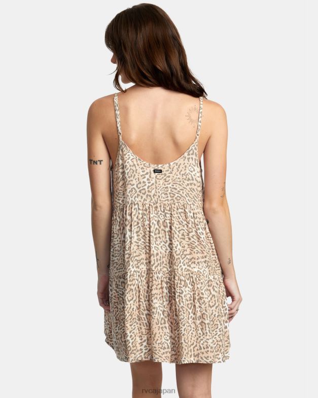 衣類 TP8J1426 クリーム RVCA 女性 スライスミニドレス