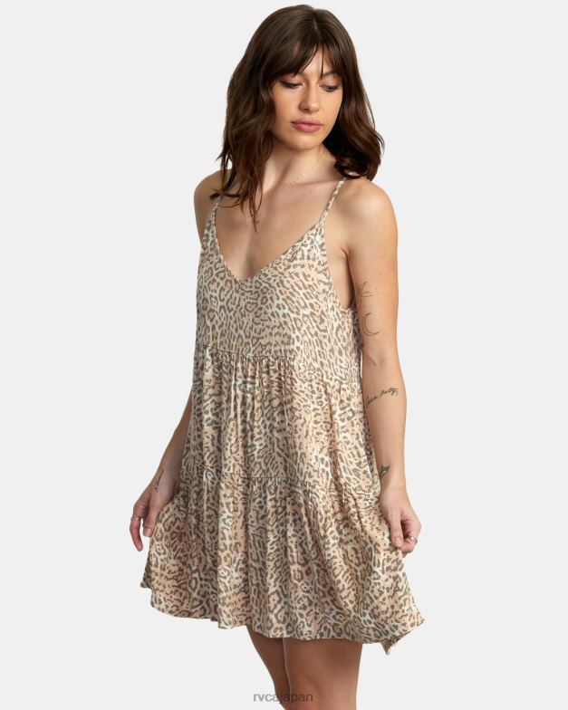 衣類 TP8J1426 クリーム RVCA 女性 スライスミニドレス