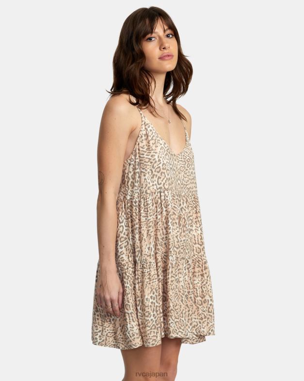 衣類 TP8J1426 クリーム RVCA 女性 スライスミニドレス