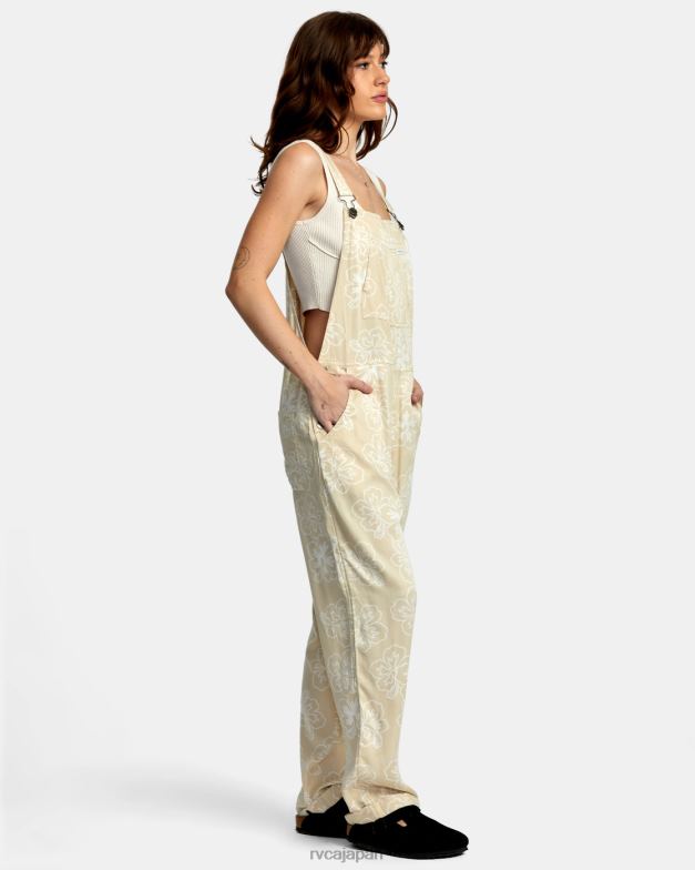 衣類 TP8J1431 砂漠 RVCA 女性 新しい夢オーバーオール