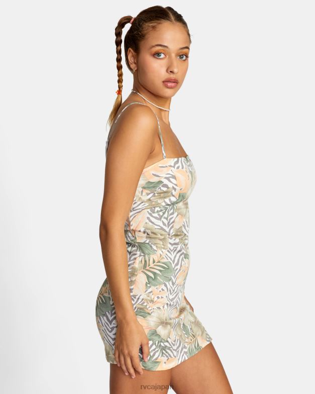 衣類 TP8J1439 マルチ RVCA 女性 キャッチ・マイ・ブレス ミニサンドレス
