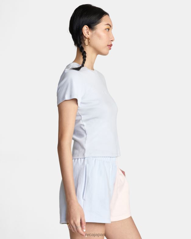 衣類 TP8J1442 マルチ RVCA 女性 カラーブロック スウェットショーツ