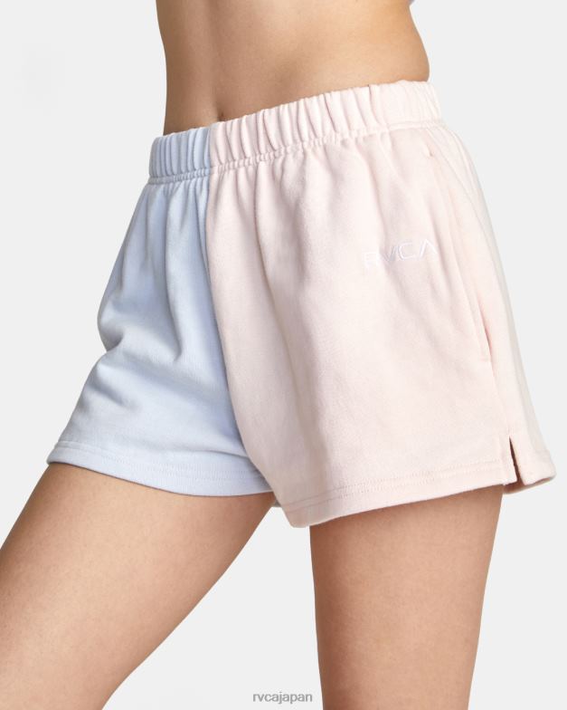 衣類 TP8J1442 マルチ RVCA 女性 カラーブロック スウェットショーツ