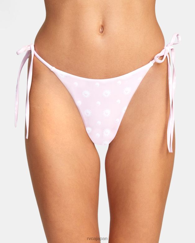 泳ぐ TP8J1455 ベラ RVCA 女性 バランスアクトの露出度の高いフレンチビキニボトムス