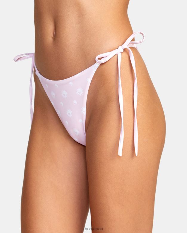 泳ぐ TP8J1455 ベラ RVCA 女性 バランスアクトの露出度の高いフレンチビキニボトムス