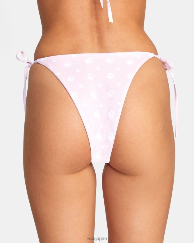 泳ぐ TP8J1455 ベラ RVCA 女性 バランスアクトの露出度の高いフレンチビキニボトムス