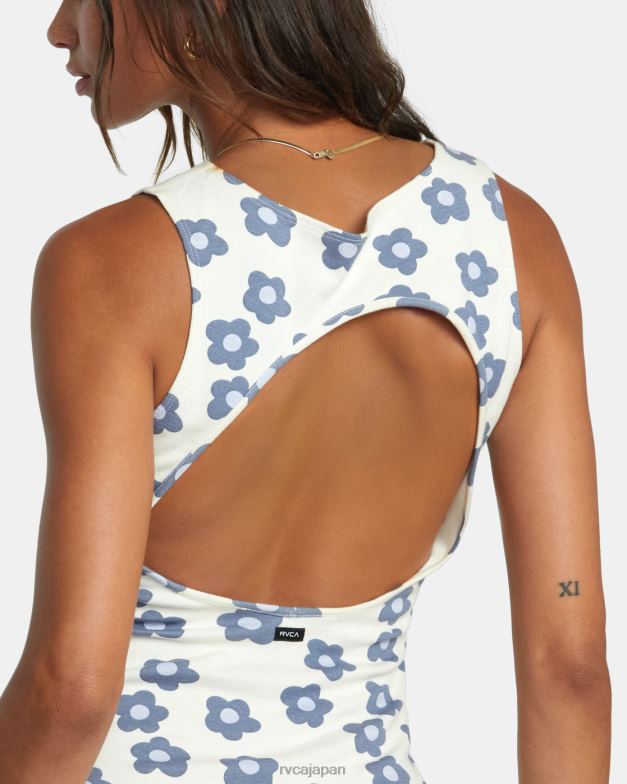 衣類 TP8J1458 自然 RVCA 女性 ゴーゴーミニドレス