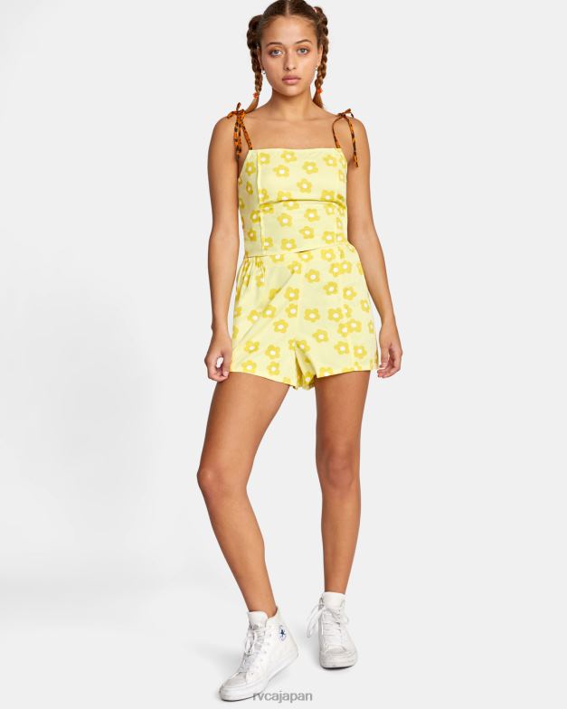 衣類 TP8J1460 パイナップル RVCA 女性 デイズショーツ
