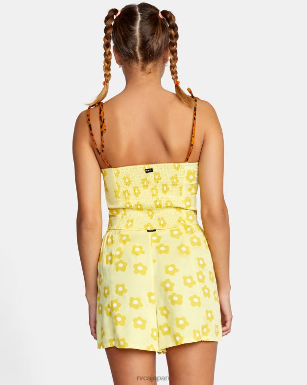 衣類 TP8J1460 パイナップル RVCA 女性 デイズショーツ