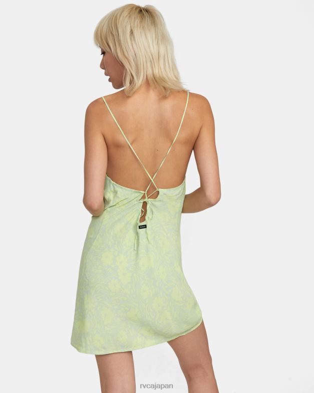 衣類 TP8J1461 ミネラルグリーン RVCA 女性 空白ミニサンドレス